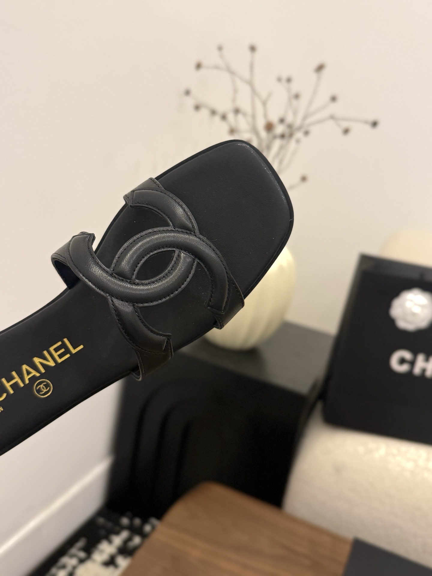 UA Chanel Honey Slippers