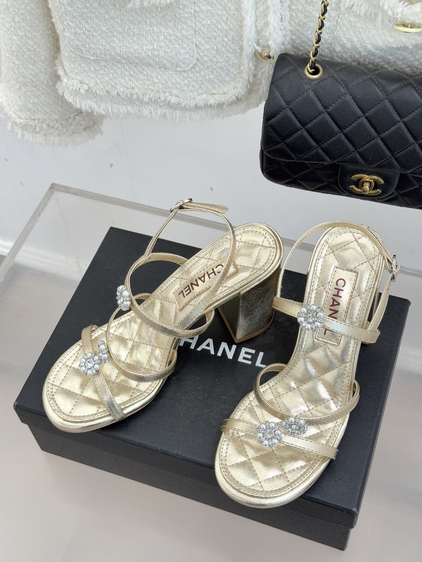 UA Chanel Sandals
