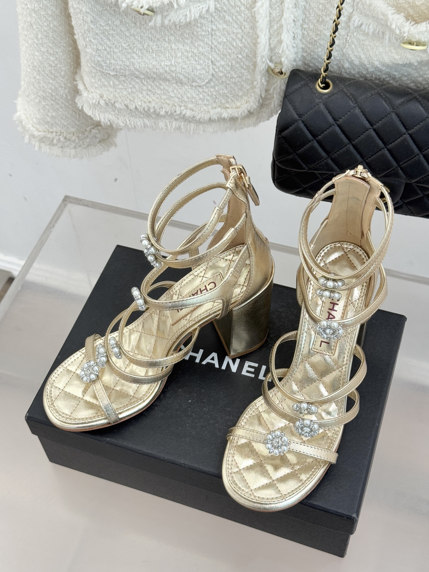 UA Chanel Sandals