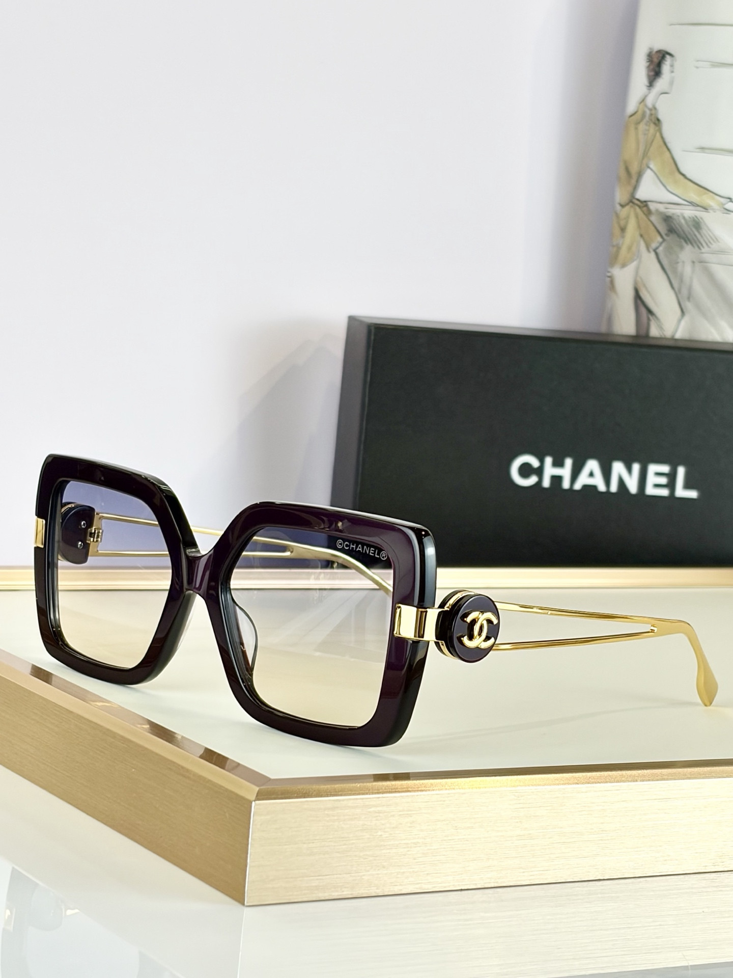 Ch**el glasses ch5512-h 56-18-145
