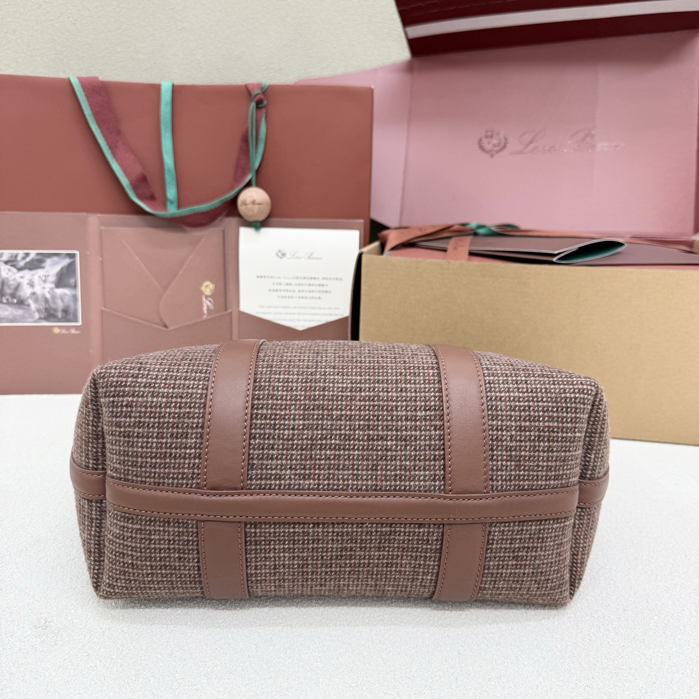 Loro Piana Small Ghiera Shopper 28x19x12cm