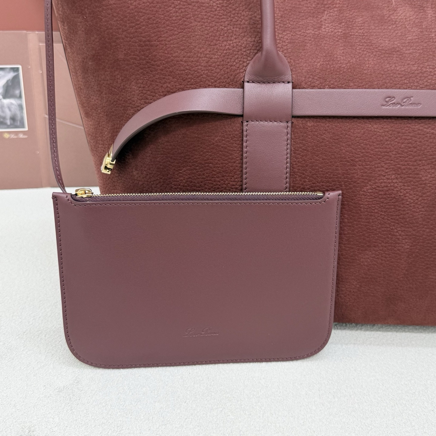 Loro Piana Large Ghiera Shopper 40x26x18cm