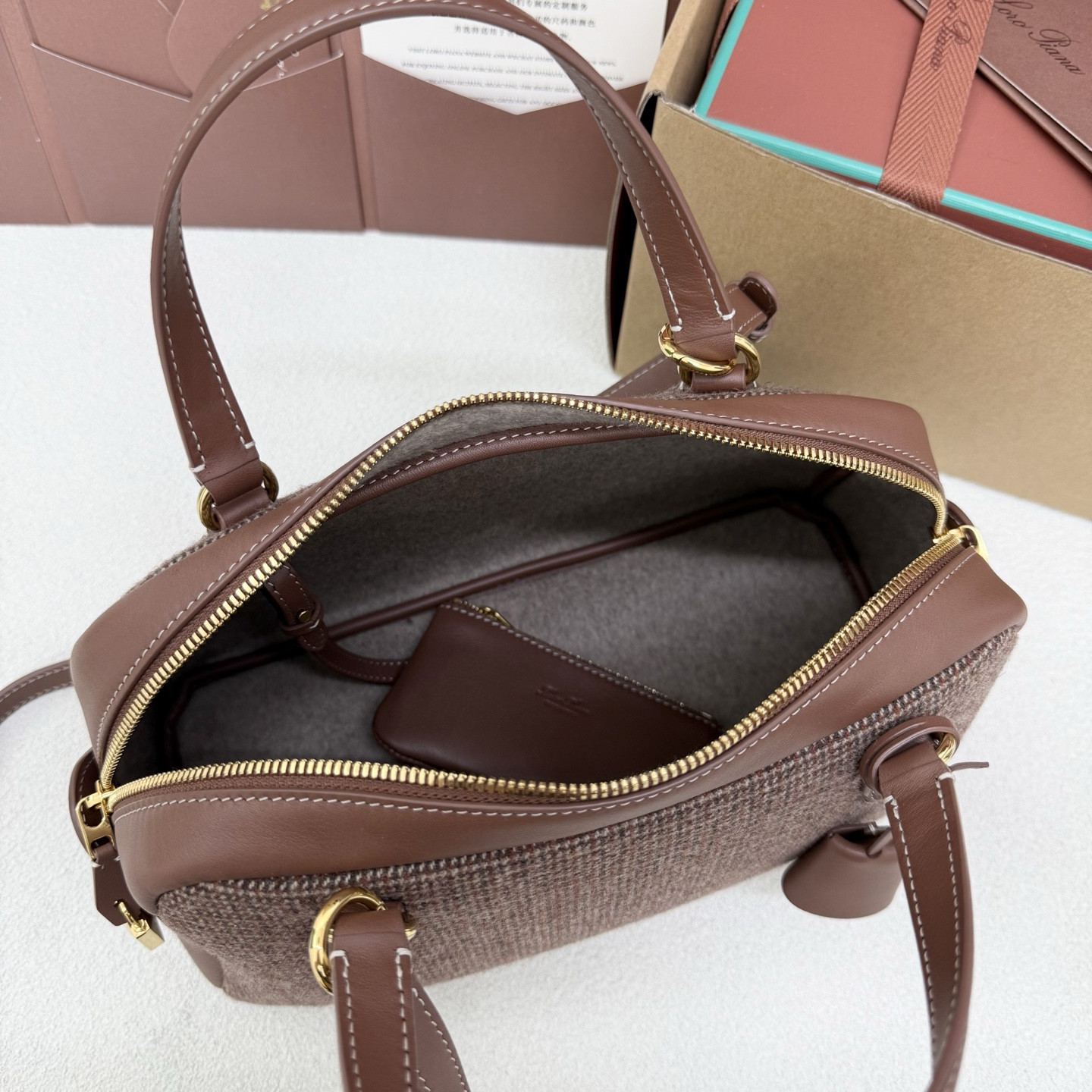 Loro Piana Small Needle Bag 31x15x16cm