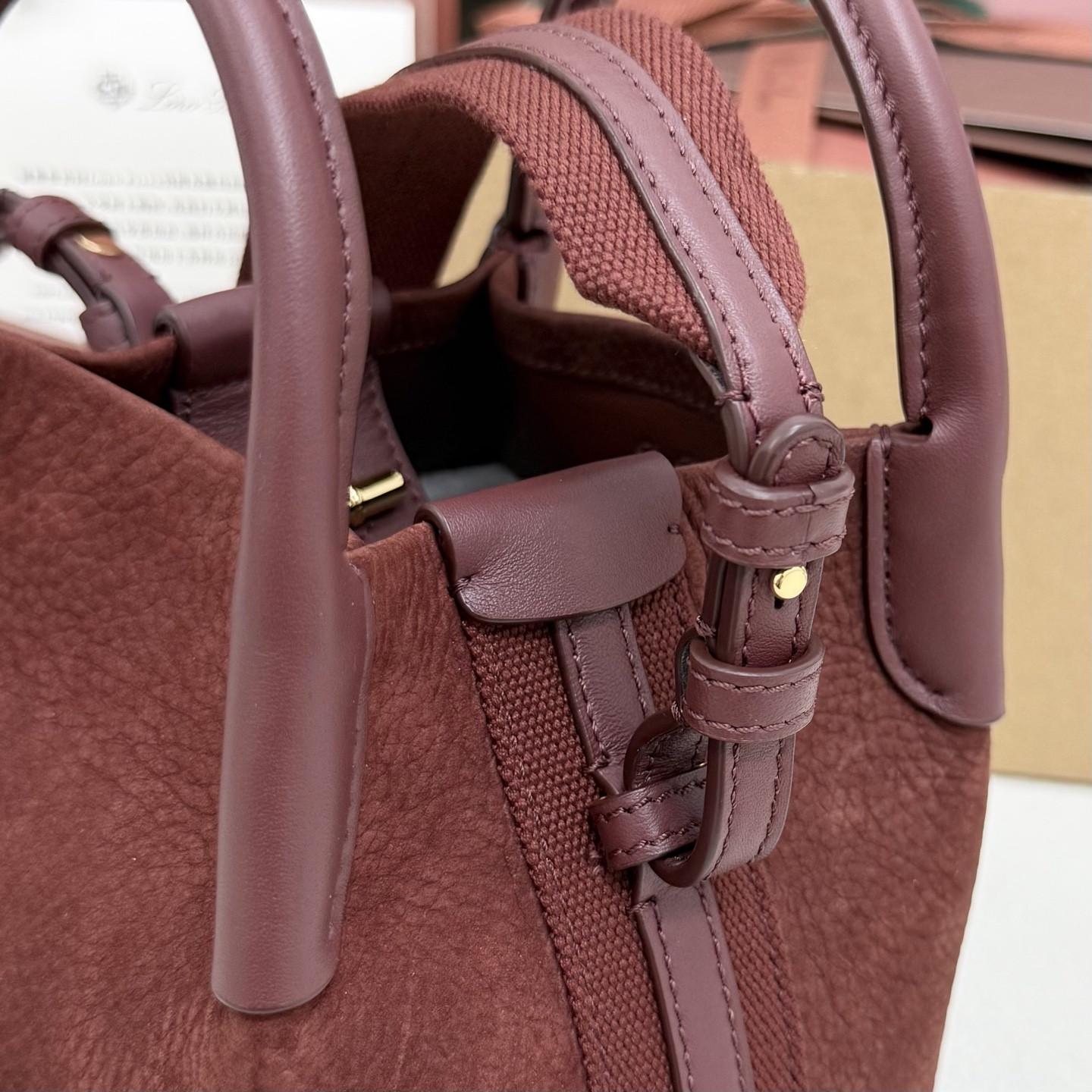 Loro Piana Micro Bale bag 13x13x16cm