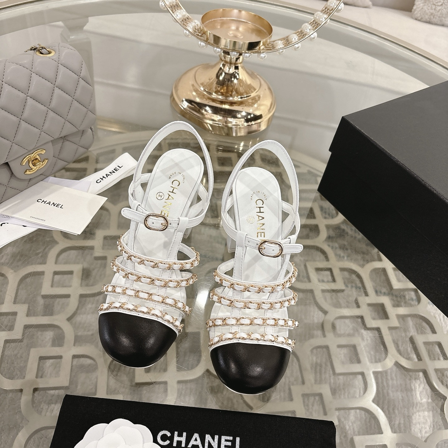 ua Ch**el slingbacks 8.5cm heel