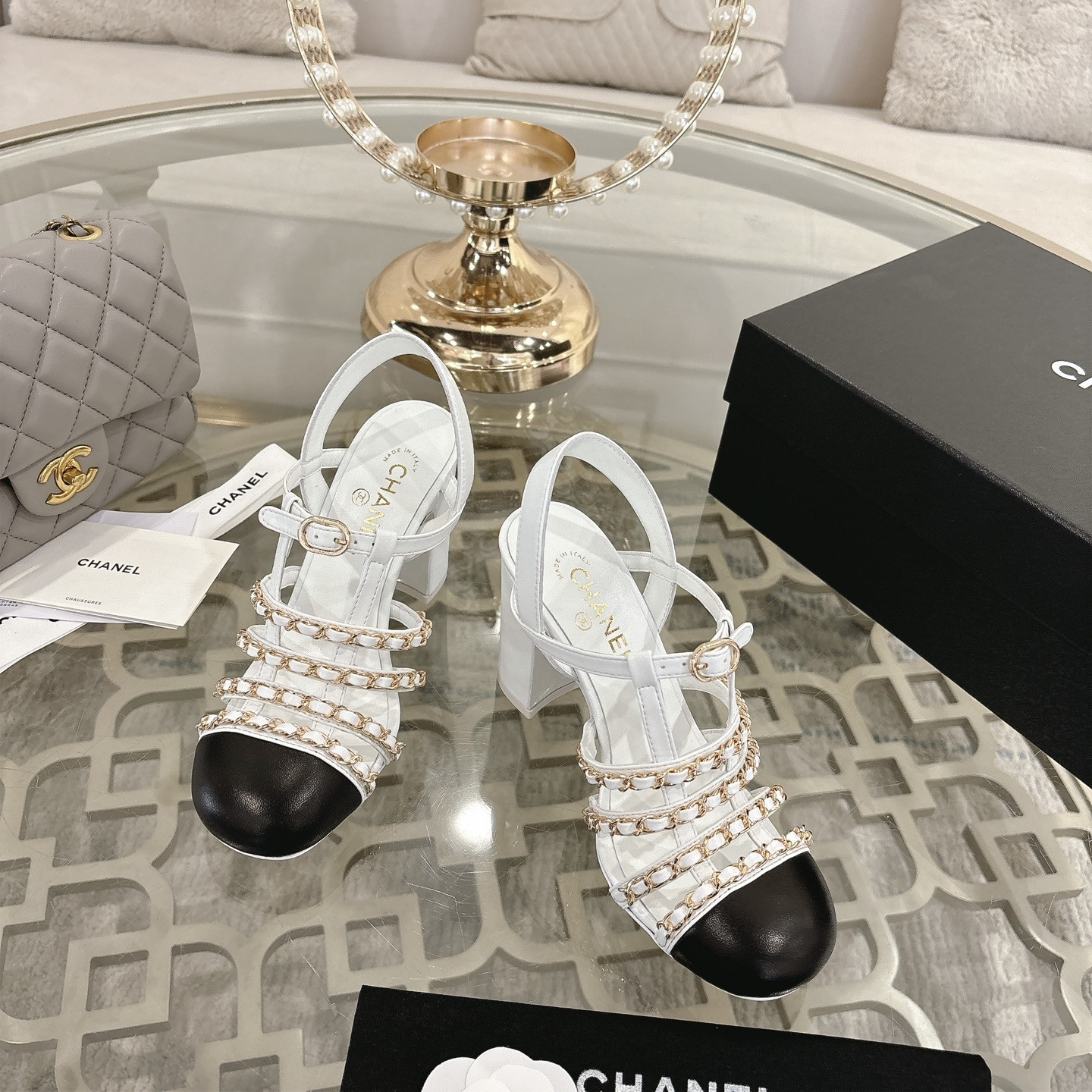 ua Ch**el slingbacks 8.5cm heel