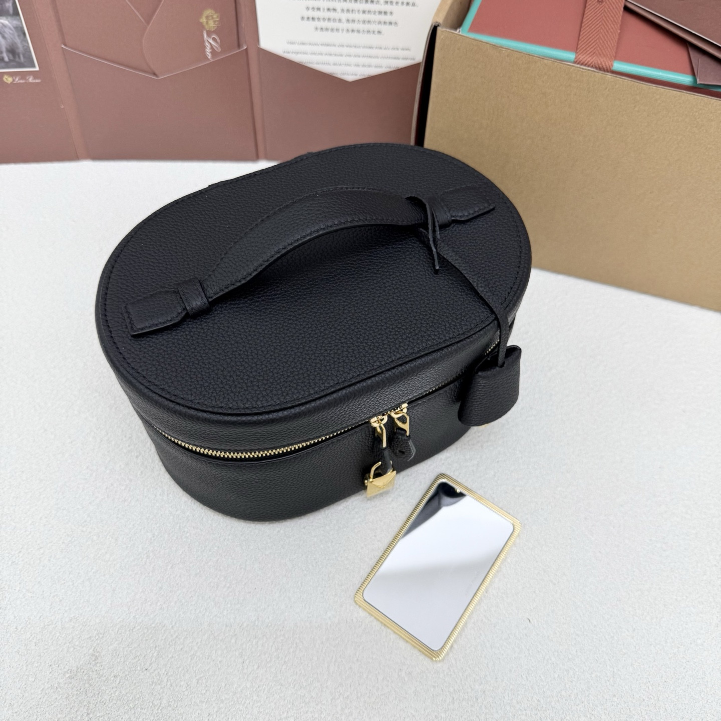 Loro Piana Extra Vanity Case 21x15x12cm