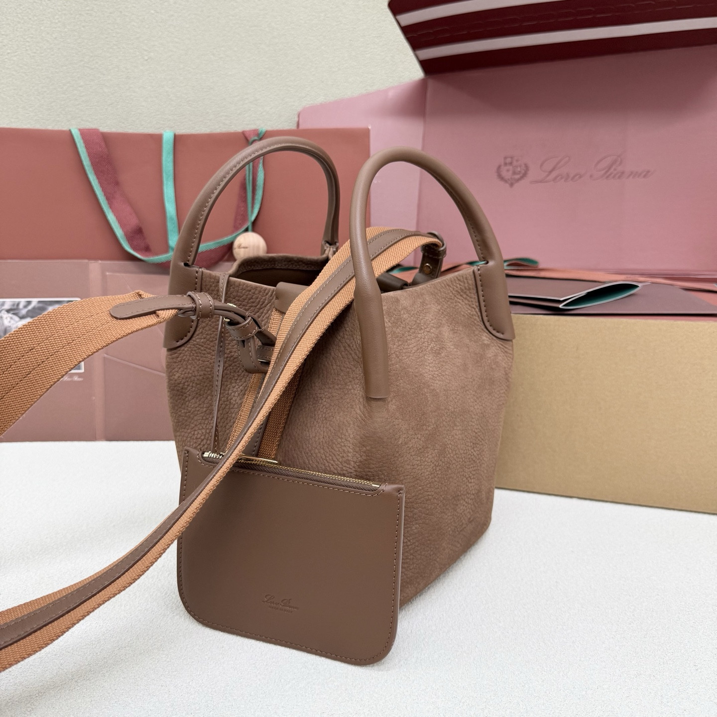 Loro Piana Small Bale Bag 17x20x17cm