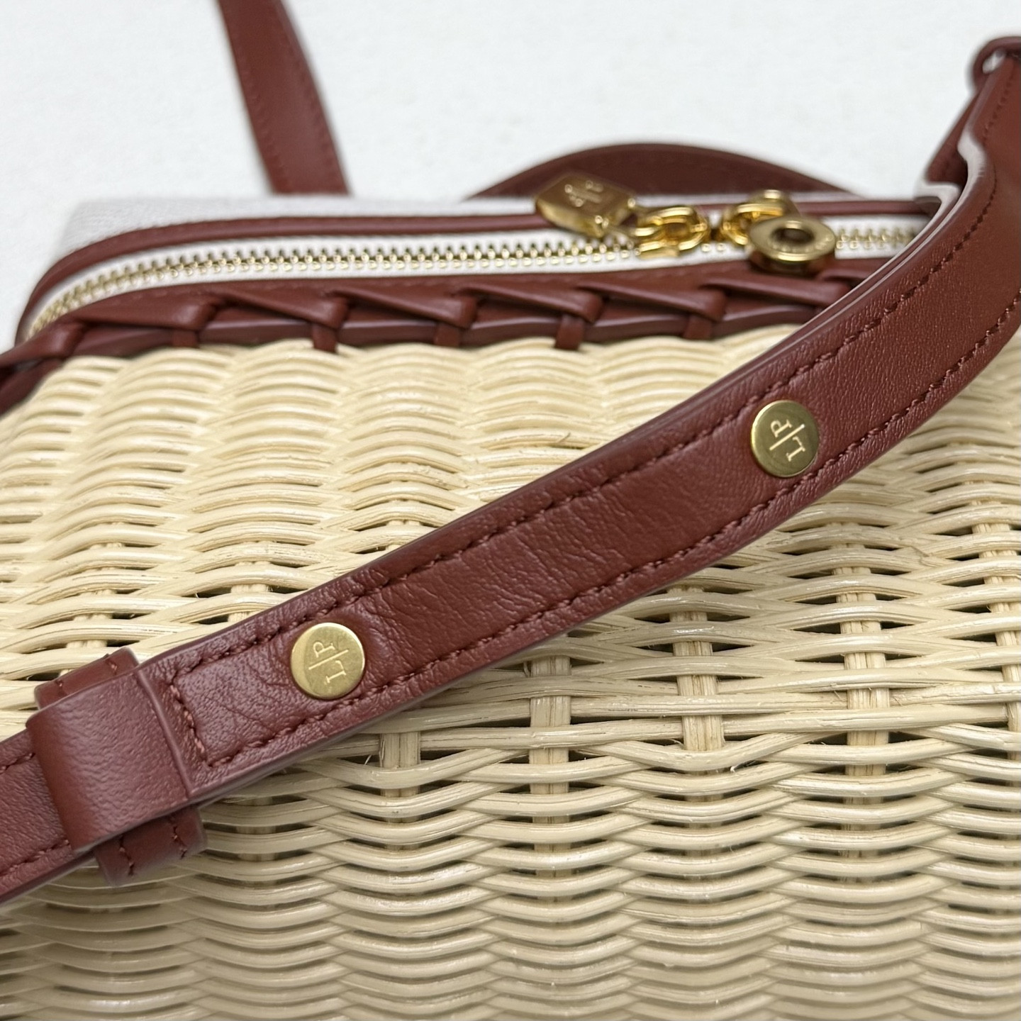 Loro Piana Extra Pocket L19 Wicker Bag 19 x 11.5 x 7cm