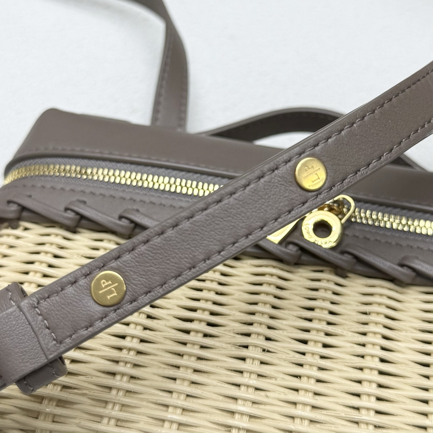 Loro Piana Extra Pocket L19 Wicker Bag 19 x 11.5 x 7cm