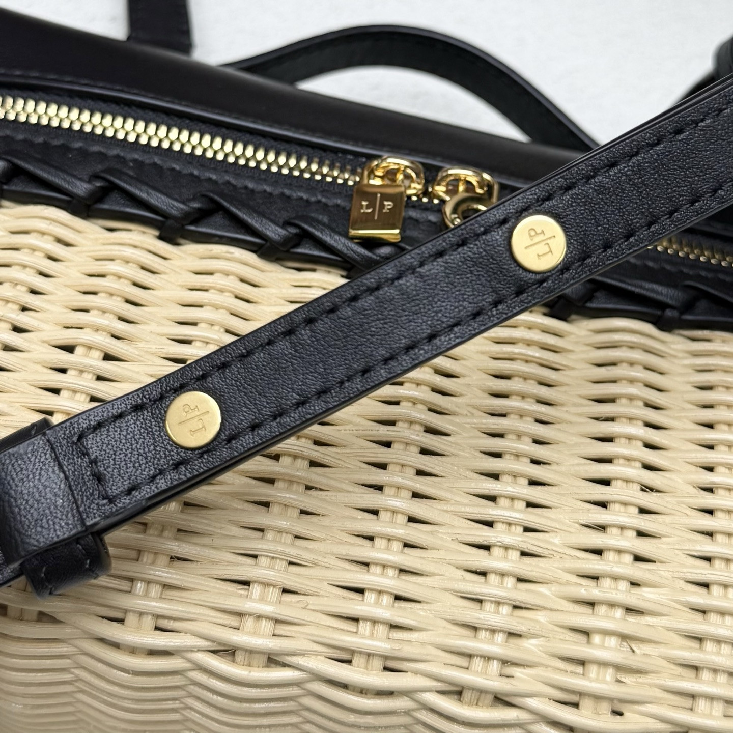 Loro Piana Extra Pocket L19 Wicker Bag 19 x 11.5 x 7cm