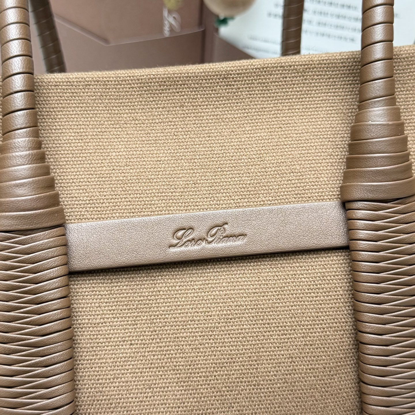 Loro Piana Small Ghiera Shopper 28x19x12cm